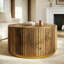Drum Coffee Table with Storage