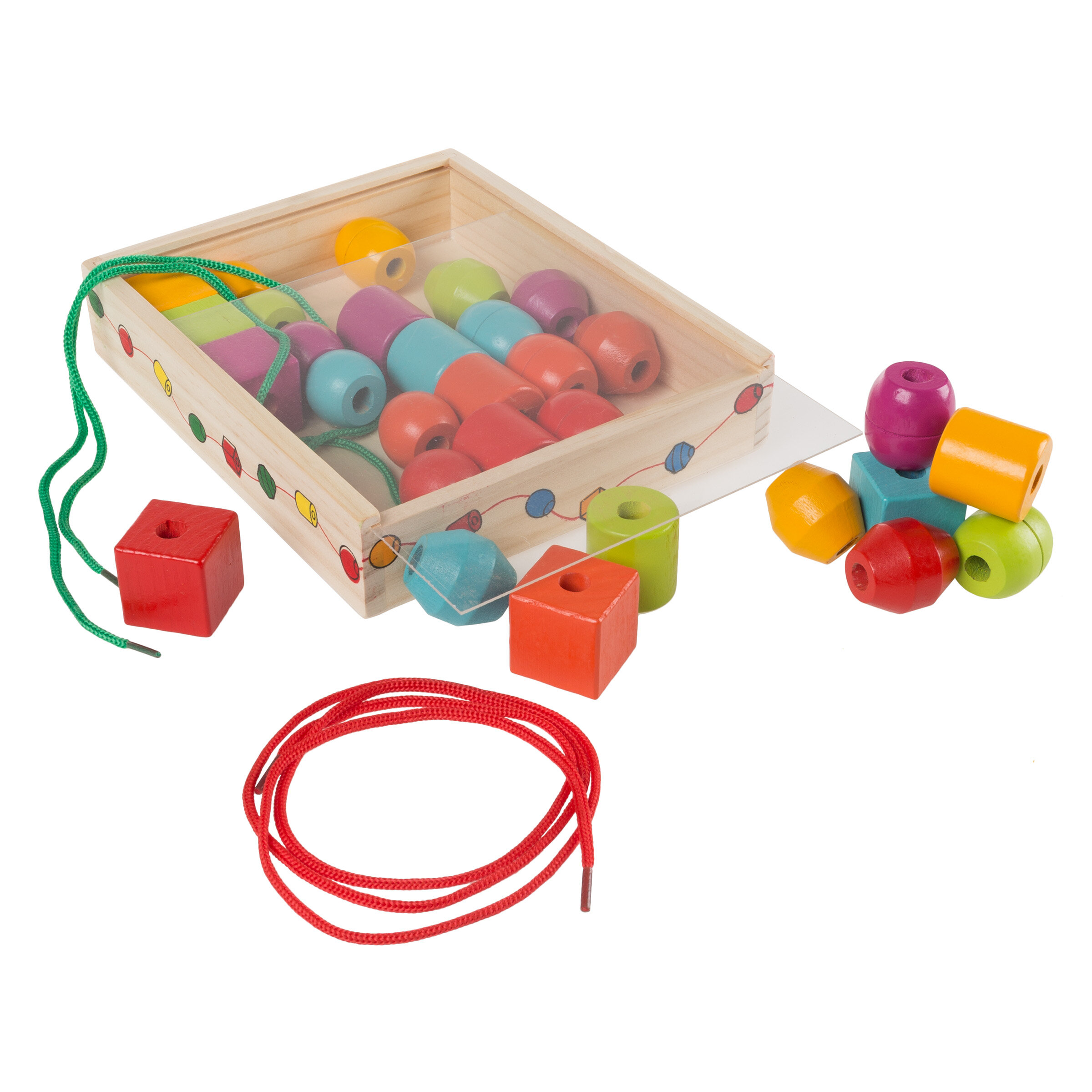 Kids Bead and String Lacing Toy Set