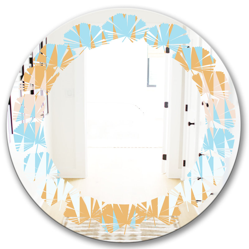 Miroir mural Leaves Abstract Design VI, H 24 po x l 24 po