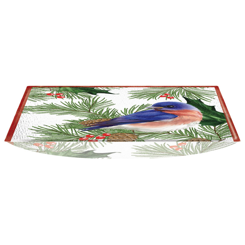 Glass Birdbath