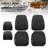 Touring Series Front Seat Covers With Airbag Compatible, Reserved Opening Holes For Headrest, Universal For Cars-120899505