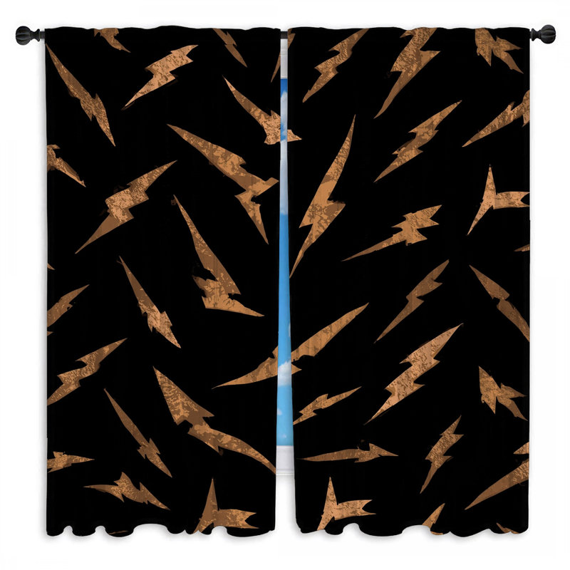 Rideaux de fenêtre Lightning Bolt, 80in x 82in - 2 panels, Sheer