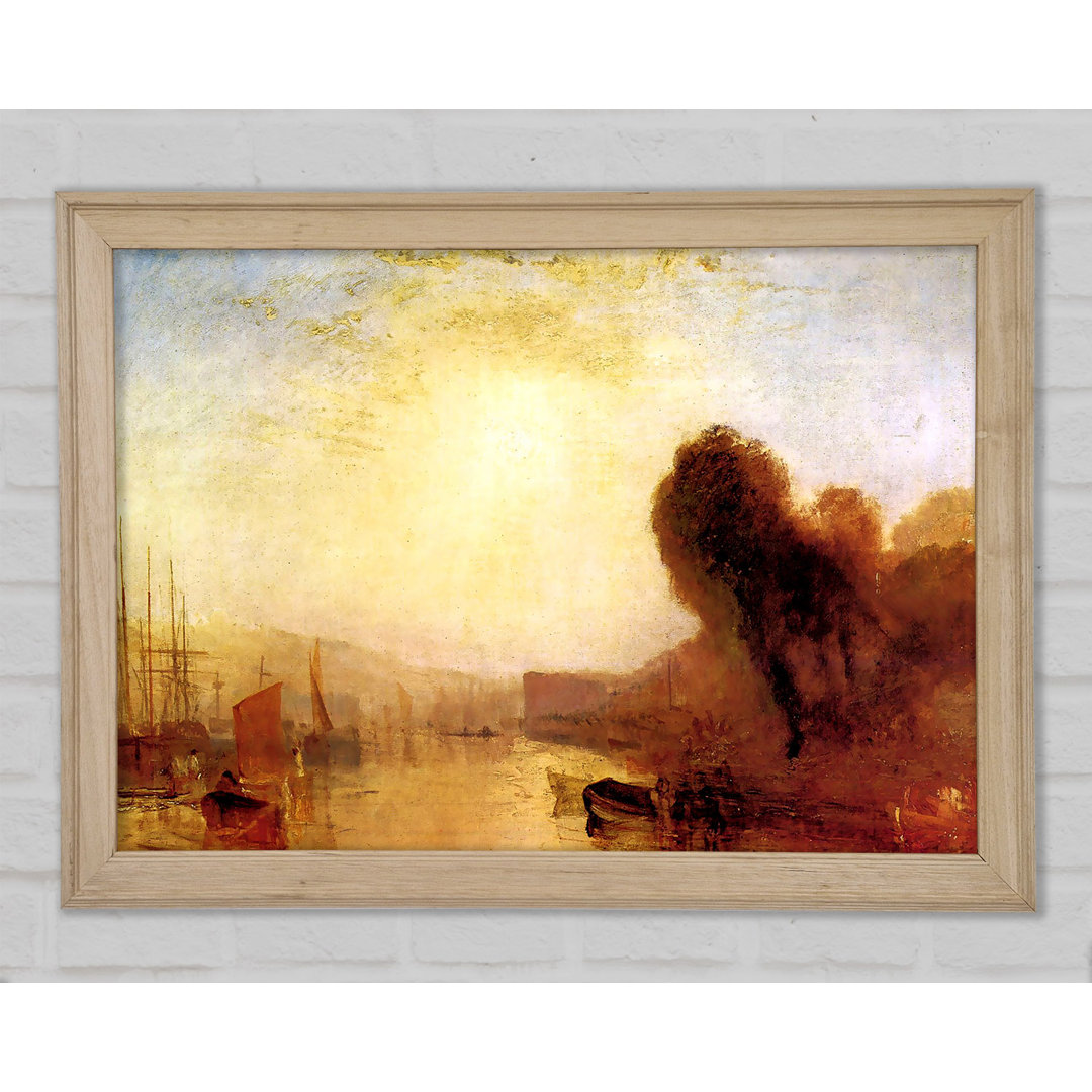 Joseph Mallord Turner Regatta auf der Burg Cowes - Einzelbildrahmen Kunstdrucke