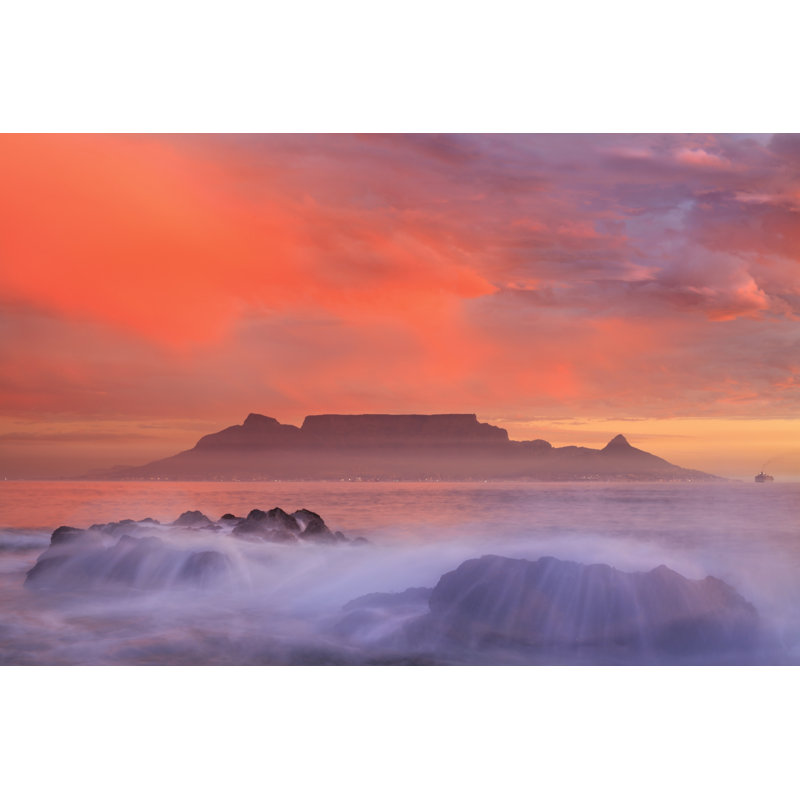 Table Mountain - Wrapped Canvas Print, 51cm H x 76cm W x 3.8cm D