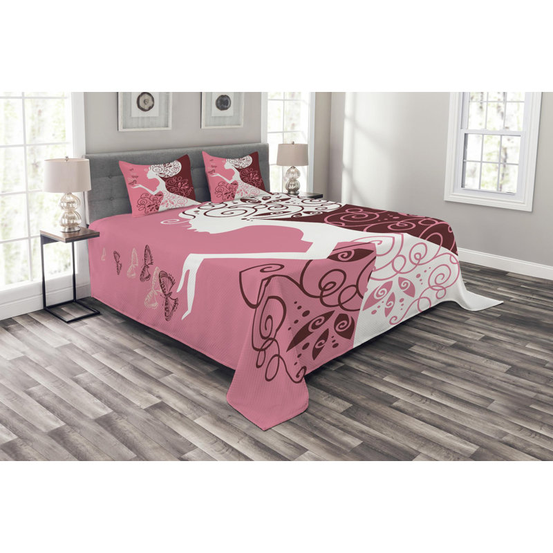 Farmhouse / Country Polyester Coverlet, King Coverlet + 2 Shams