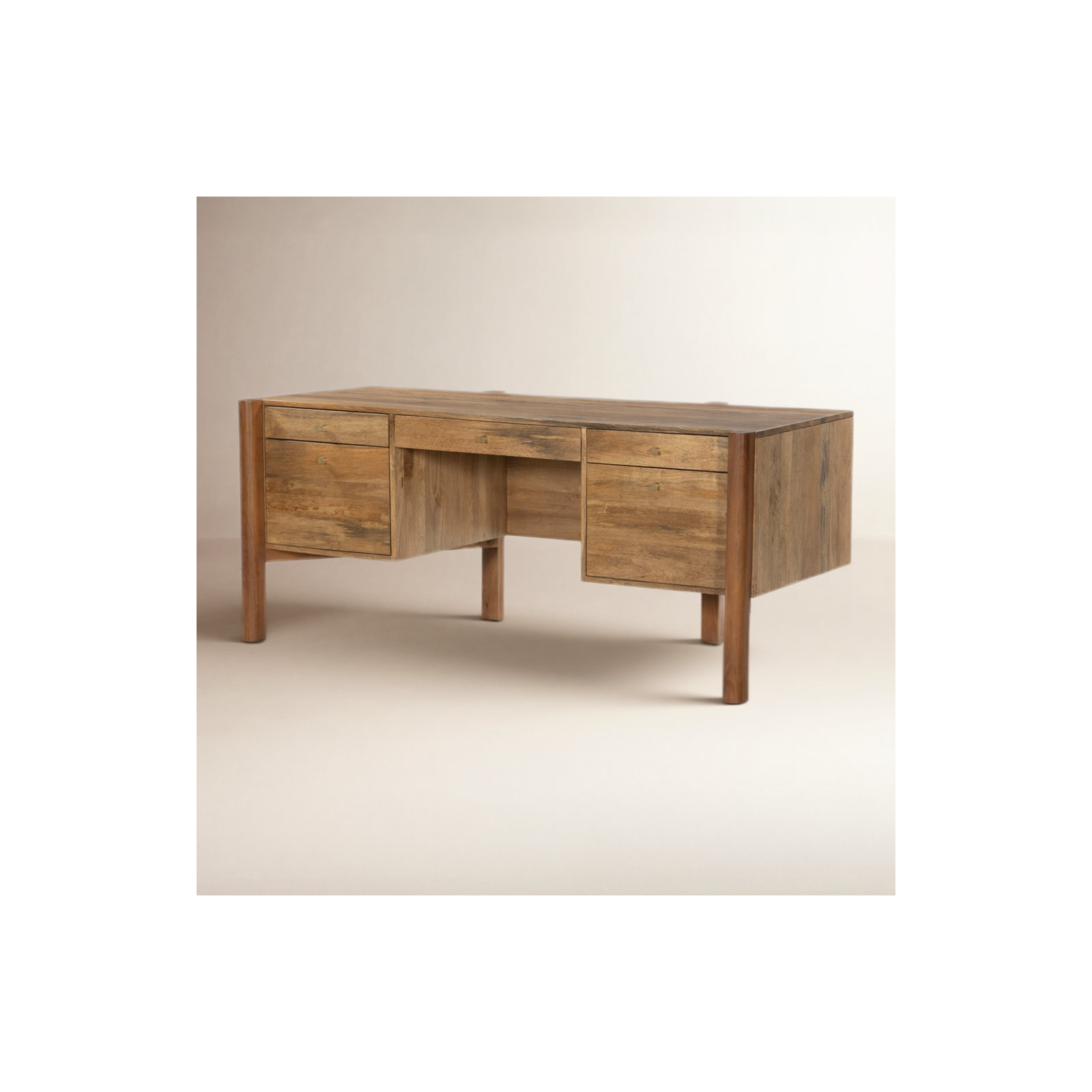 Jeanna Writing Desk, Smoked Honey