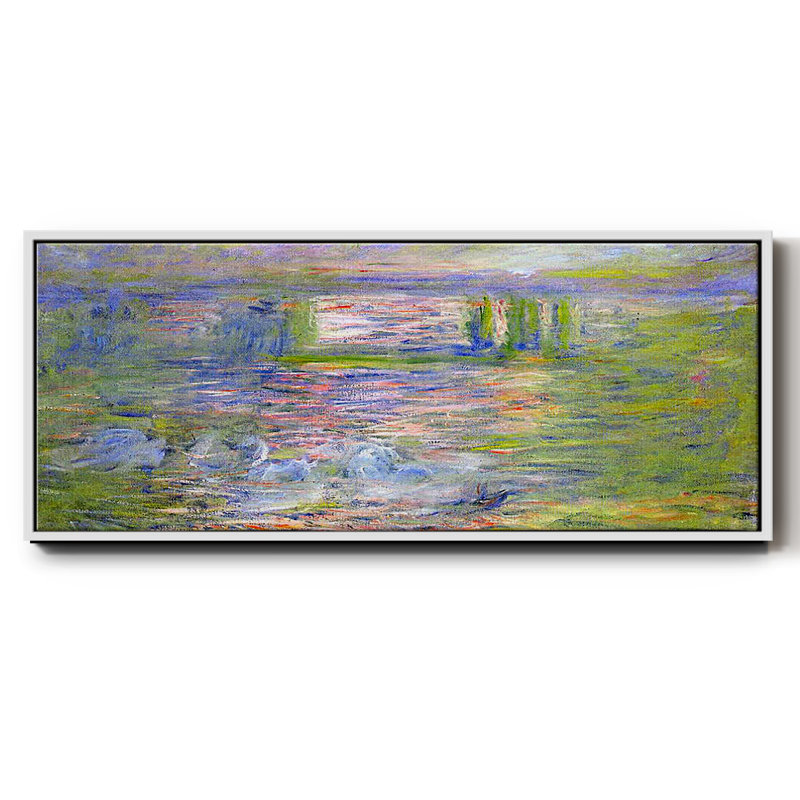 Charing Cross Bridge- Framed Canvas, 24" H x 60" W