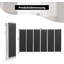 Mohand 300cm W x 180cm H 6 - Panel Folding Room Divider-2057416941
