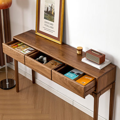New Chinese-style solid wood console table