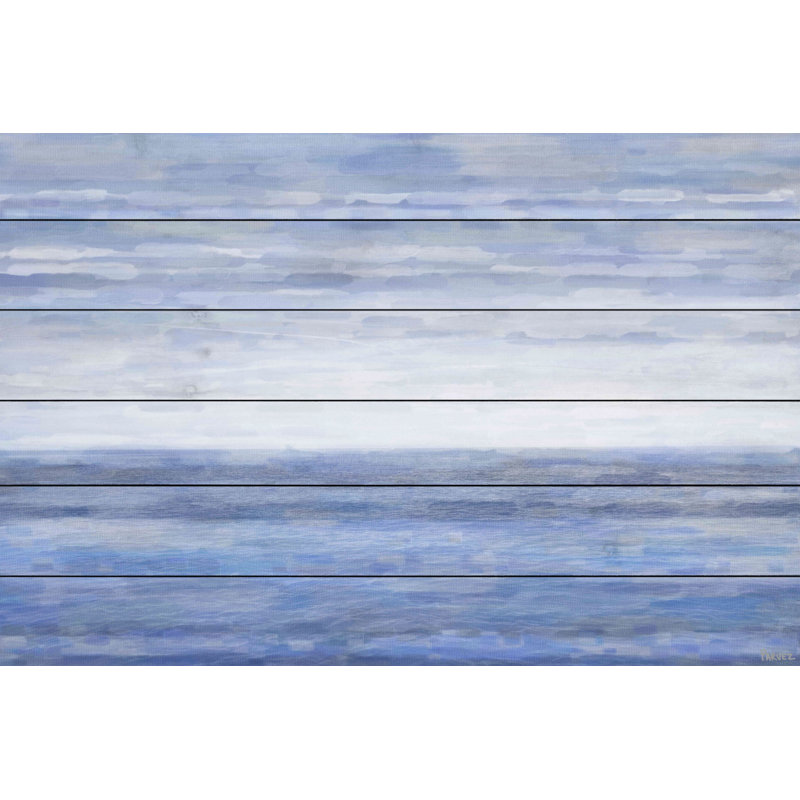 " The Ocean " by Parvez Taj, 24" H x 36" W x 1.5" D