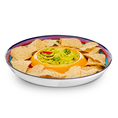 Plat de service Chip and Dip