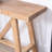 Farmhouse A- frame Wood Console Table, 58.5"