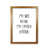 Honey Oak Frame
