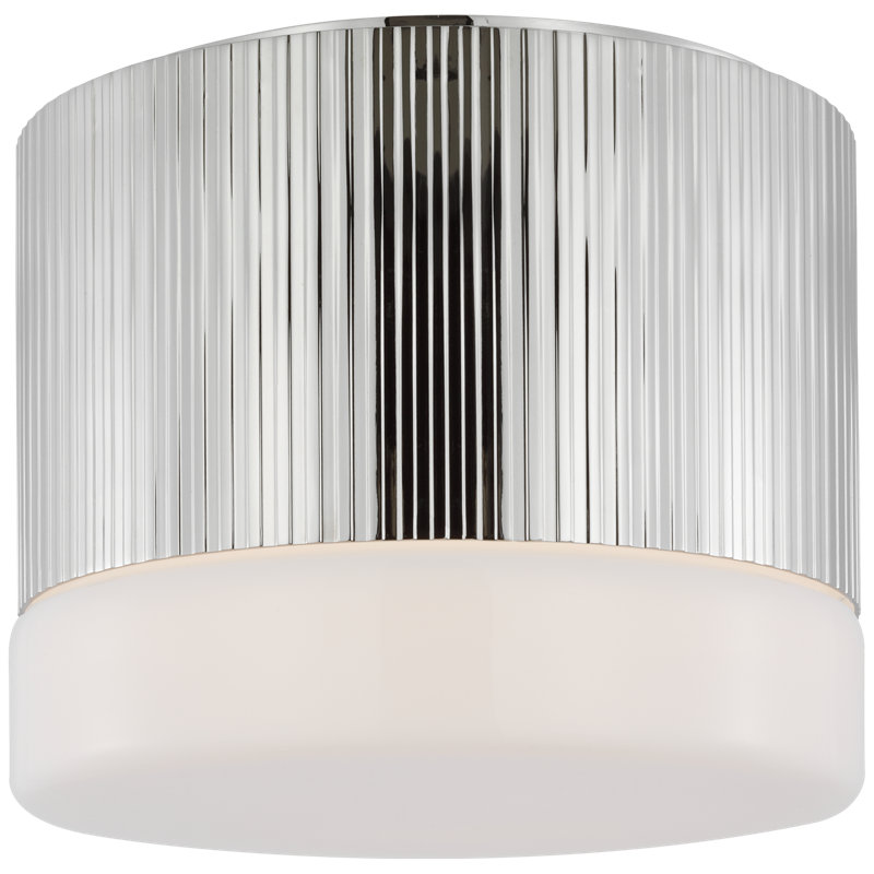 Ace 1 - Light LED Flush Mount, Polished Nickel