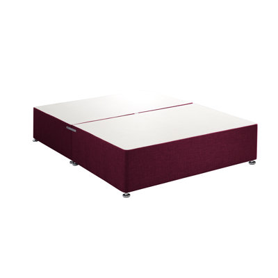 Johns Upholstered UK King - DE 150 X 200 Cm Divan Bed with Mattress