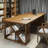 Solid Wood Executive Desk-134983090