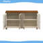 Buffet Retro 4 portes avec tablettes réglables Retro-77324014