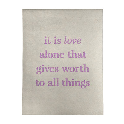 Quotes Chenille Indoor Rug