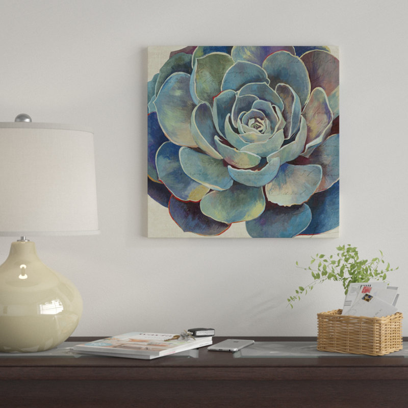 «Succulence I» par Aimee Wilson - impression sur toile tendue, H 12 po x l 12 po x P 0,75 po, Toile tendue, Pas de tapis