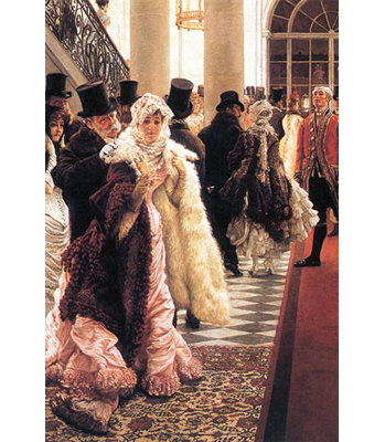 The Fashionable Woman by James Tissot - Unframed Print