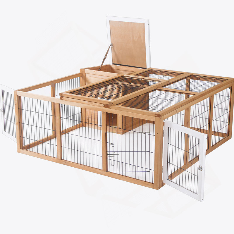 Cage à lapin pour petits animaux, Naturel