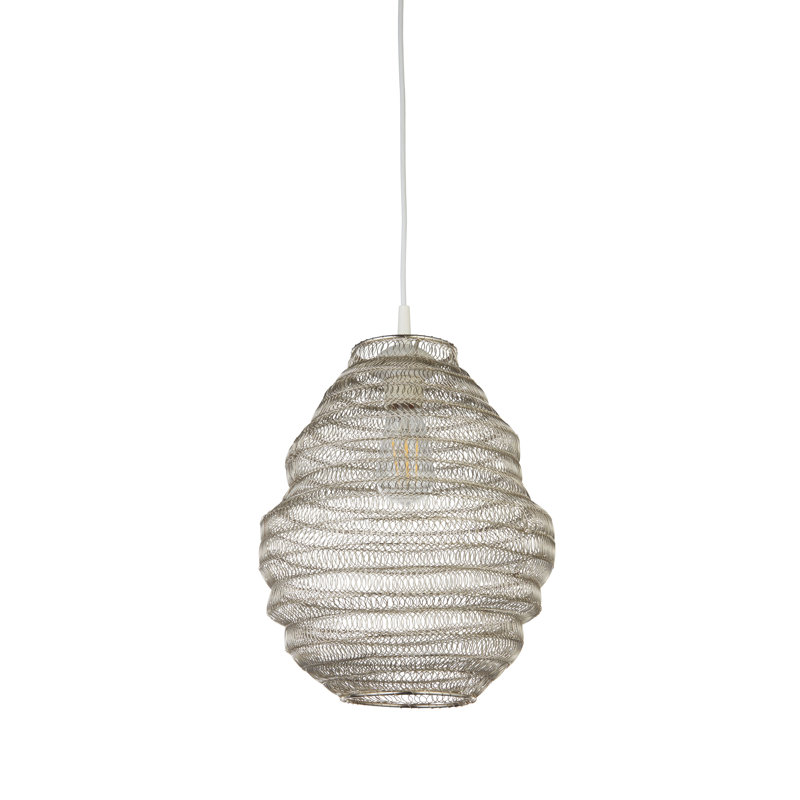 Mild Steel Traditional, Matt Silver, 34.5 cm H x 30 cm W x 30cm D