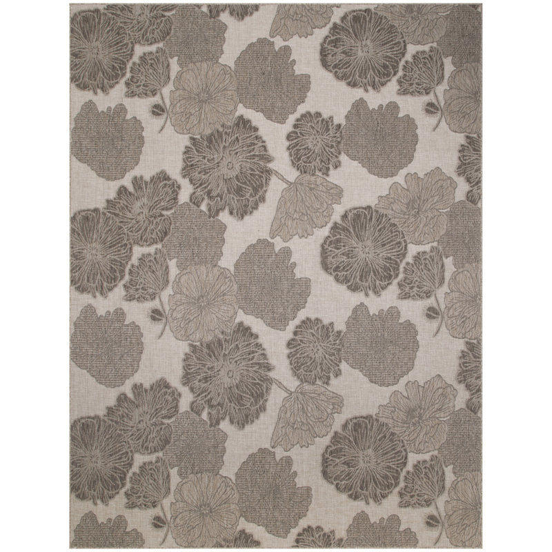 Pano Floral Indoor / Outdoor Rug, Rectangle 8' x 10'