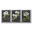 Dramatic White Flowers I - Toile tendue avec châssis sur mesure - 3 pièces-533483765-533483760