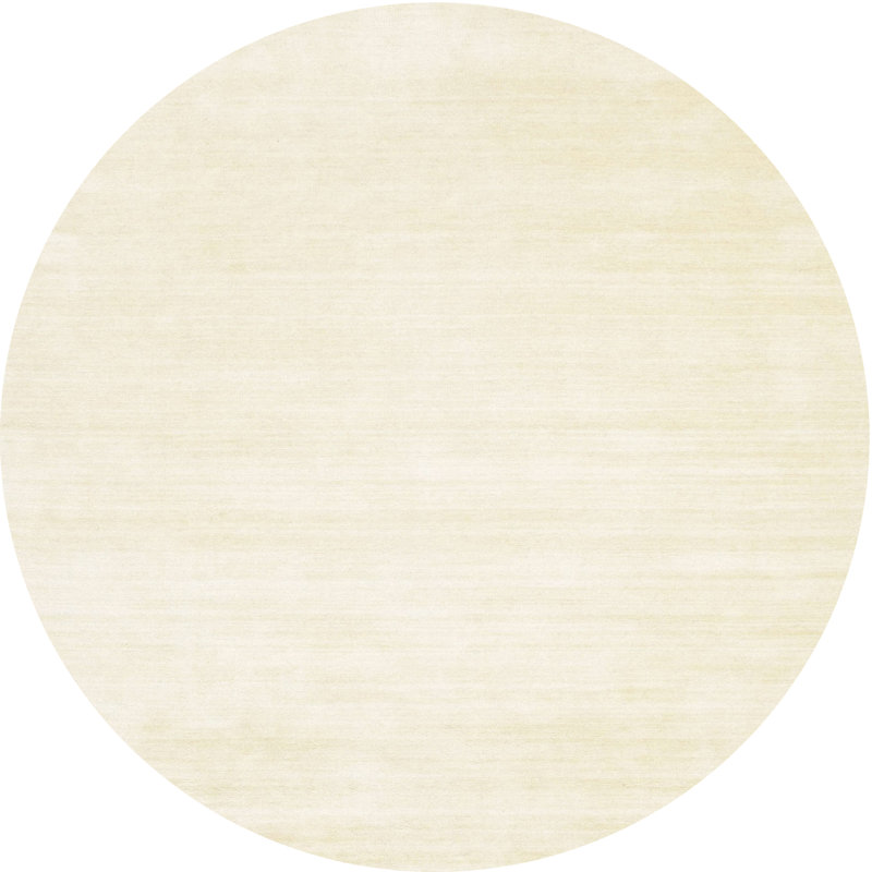 Surface beige contemporaine tapis, Rond 4 pi