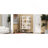 67.25'' Tall Iron Display Cabinet With Glass Door And LED Lights Steel Curio Cabinet For Collectibles Figures Trophies 3-Sided Glass Display Case For Home Office Study Room Stores Playroom-174441230