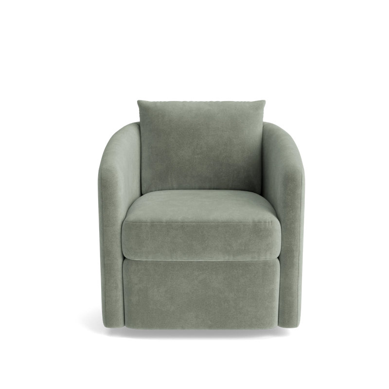Astrid Swivel Chair, Velvet - Sage