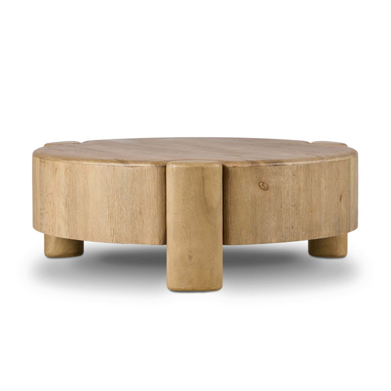 Toman Coffee Table, Rustic Oak Veneer