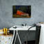 Toile épique Graffiti «Red Barn At Night» par David Drost, 18 po x 12 po-855769922