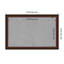 Tableau magnétique encadré étroit noyer de Chypre-101798907