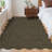 Farmhouse Scalloped Rug Washable Rug with Non Slip TRP Backing, Low Pile Non Shedding Rustic Carpet, Soft Thin Foldable Printed Mat for Living Room Bedroom-660204433-660204447