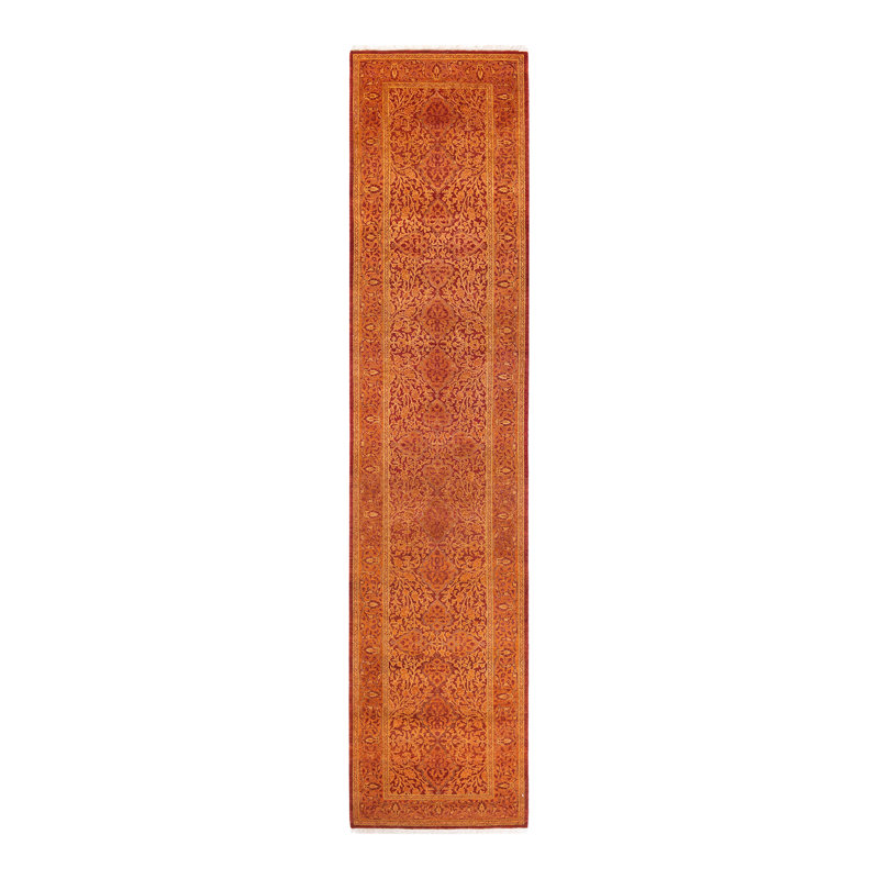 Classic One-of-a-Kind 2'8" X 11'9" Hand Knotted Area Rug