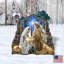 Glory to God Wooden Figurine