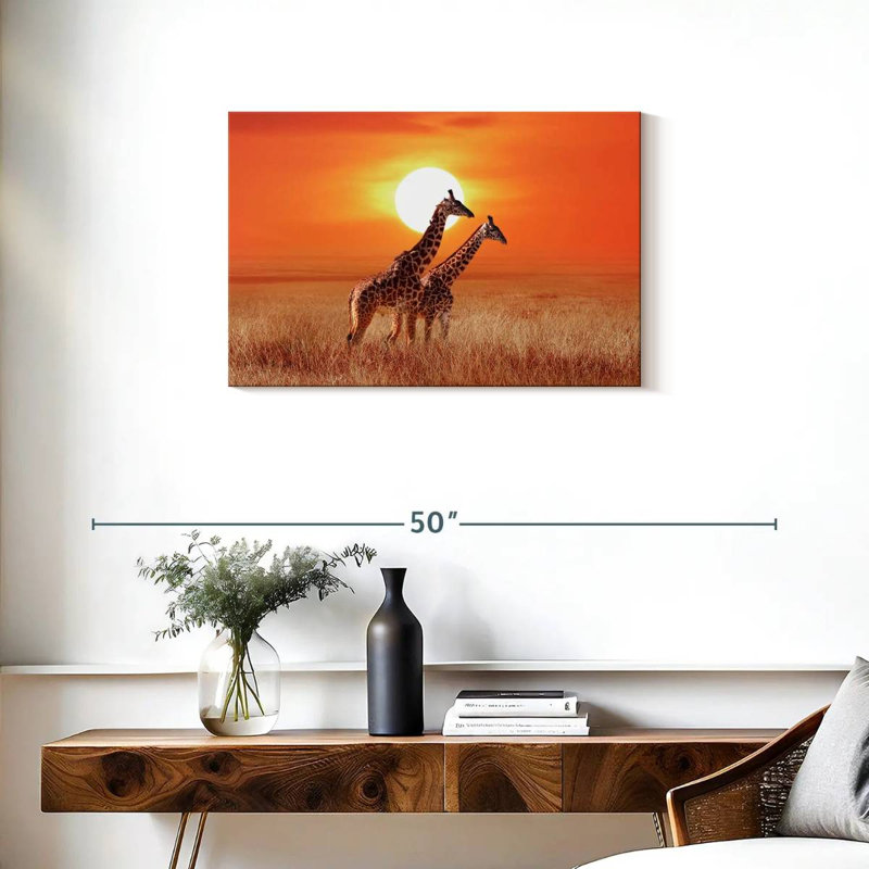 Girafes du Serengeti, H 20 po x l 30 po