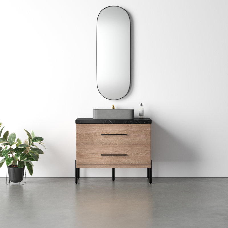 Dasher 36" Single Bathroom Vanity with Mirror