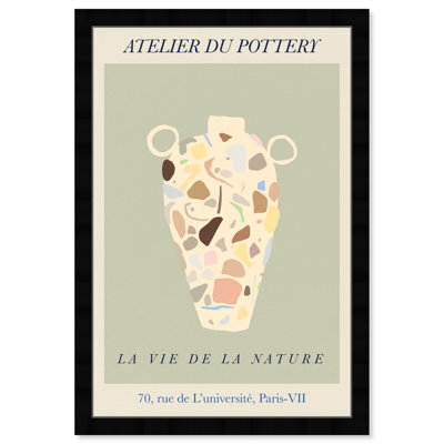 French Terrazzo Vase by Oliver Gal