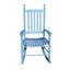 Chaise berçante en bois en bois bleu-1912759873