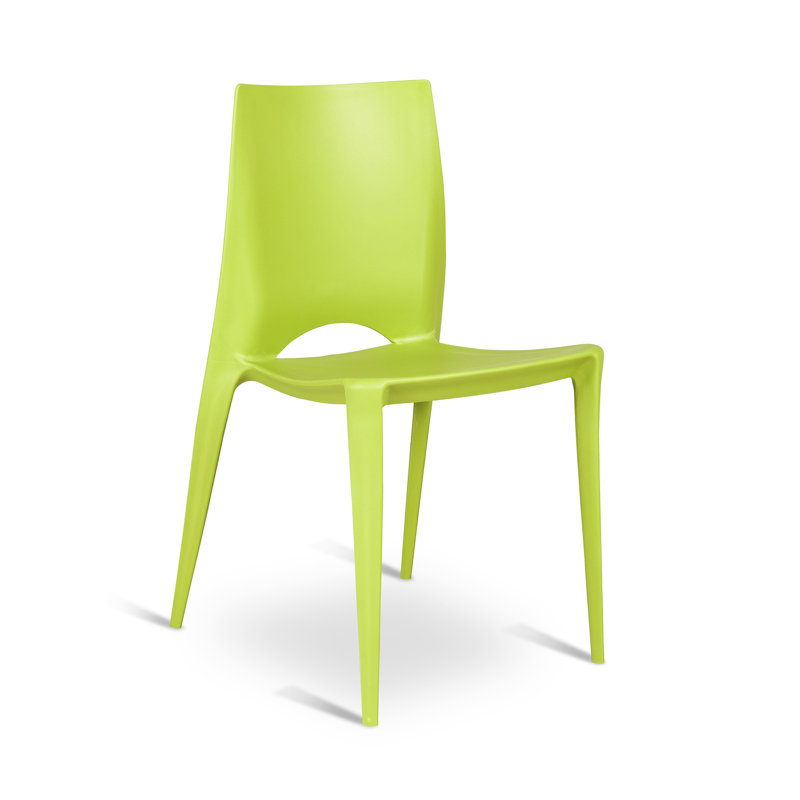 Woolf Stacking Dining Chair, Lime