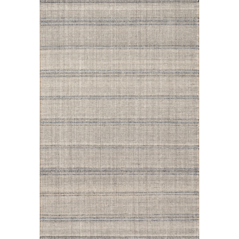 Tapis rayé en laine grenat, Rectangle 4 pi x 6 pi 4 po