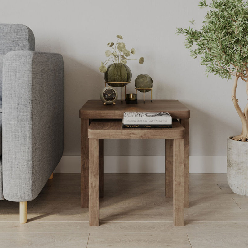 2 - Piece Living Room Table Set, Oak