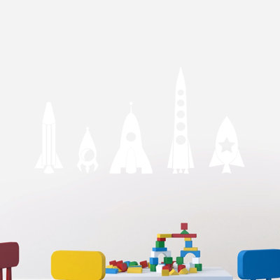 Ensemble de literie murale 5 pièces rocket ship