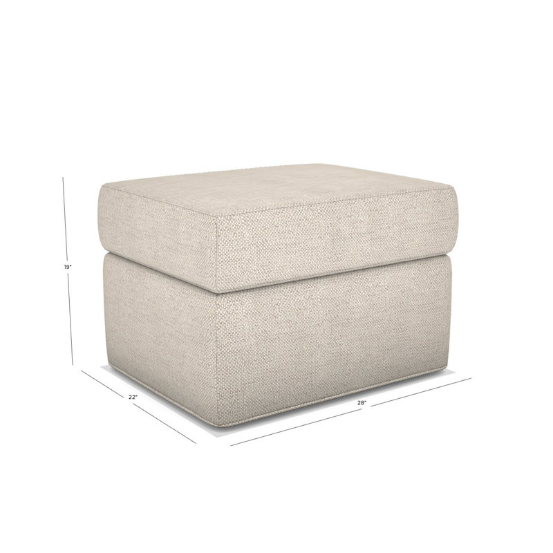 Newlin Ottoman, No, Impala Linen