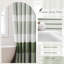Rideau de douche en coton Boho