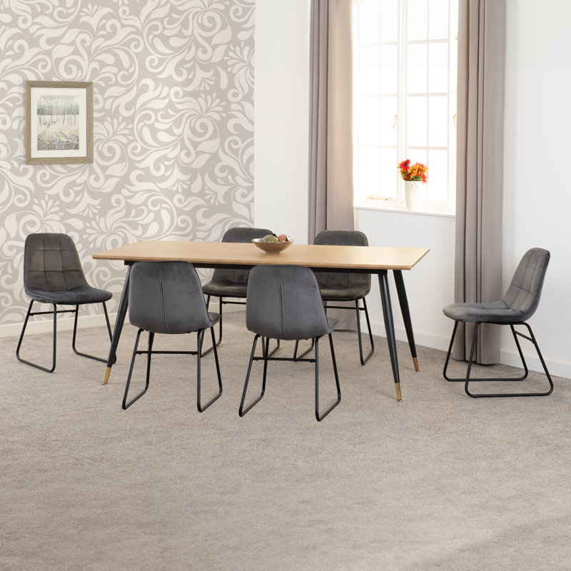 Aarsh 6 - Person Dining Set, Grey