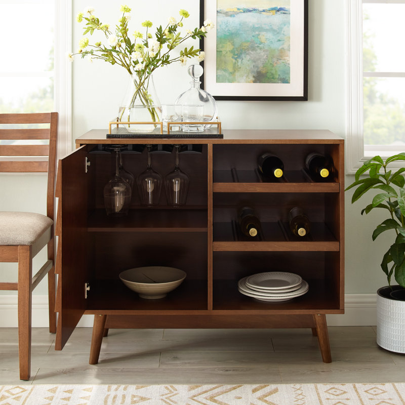 Brumley 36'' Bar Cabinet, Walnut