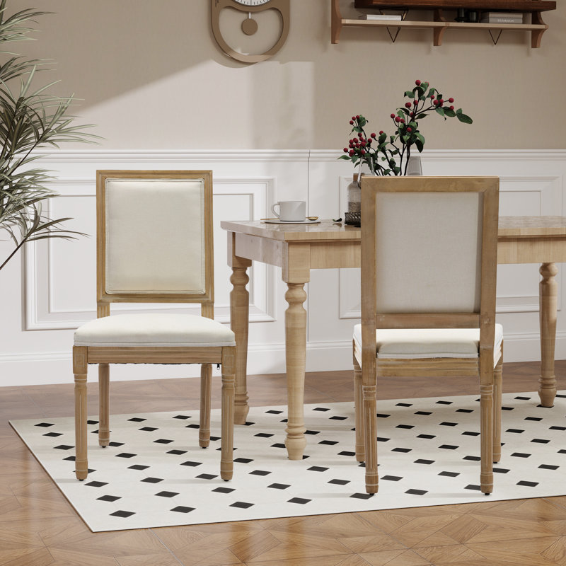 Chaise rembourrée de 19,68 po de largeur, Beige